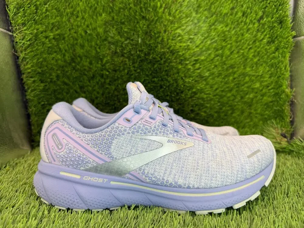 Brooks Ghost 14 1203561B566 Athletic Sneaker Women's 8B Purple Mesh Gym Sports